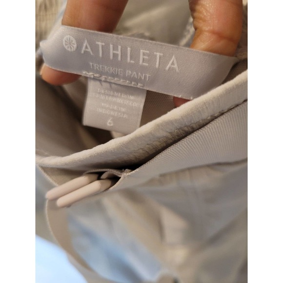 Athleta Trekkie Pant Size 6 Khaki Jogger Womens - Picture 4 of 8